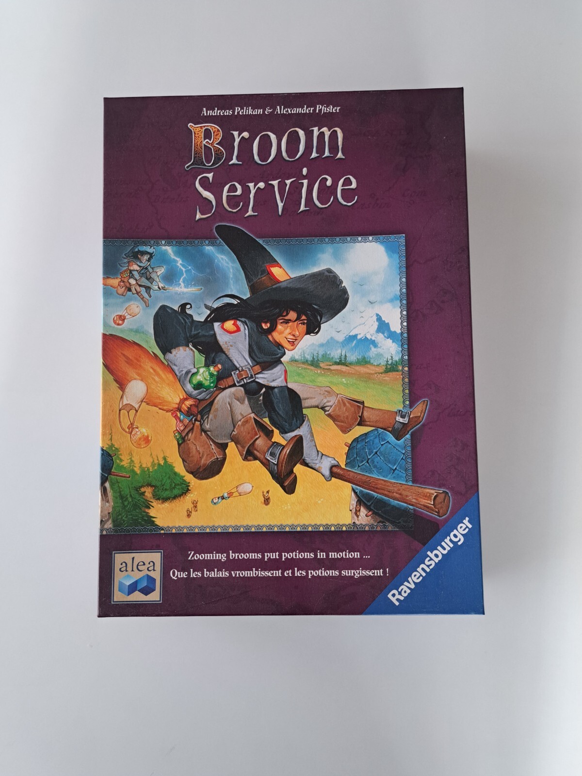 Alea Ravensburger Broom Service Board Game 100 Complete and Great
