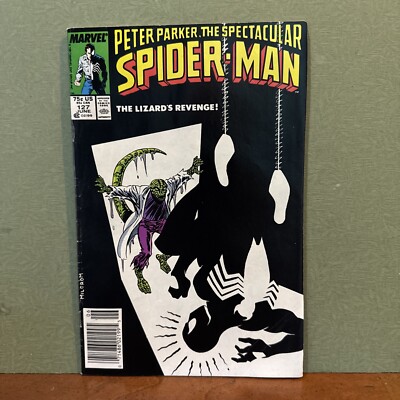 Peter Parker The Spectacular Spider-Man #127 Marvel  1987, Lizard       4.0