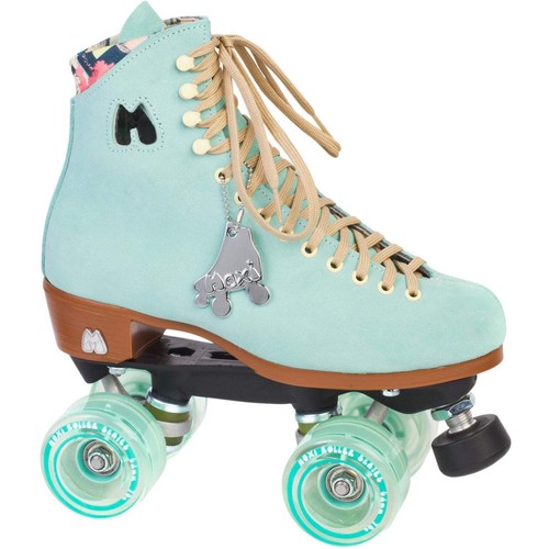 Moxi Lolly Roller Skates Floss Teal (w Nylon Thrust Plates) - Picture 6 of 12