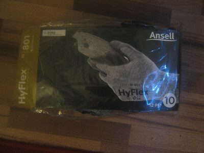 12 Paar Ansell hyflex  Arbeitshandschuhe Größe 10