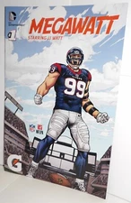 Megawatt #1 Starring JJ Watt Comic Book  Houston Texans DC Entertainment