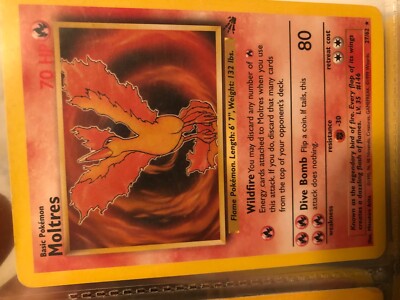 1999 Pokemon Card Moltres non Holo Rare Fossil Set - 12/62 | eBay 1999 Pokemon Card Moltres non Holo Rare Fossil Set - 12/62 | eBay