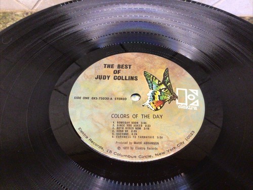 JUDY COLLINS Colors Of The Day LP 1972 & Poster VG - Picture 6 of 12
