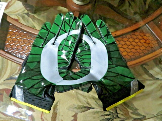 youth oregon ducks football gloves