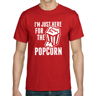 I'm just here for the Popcorn Kino Cinema Sprüche Spaß Meme Comedy Fun T-Shirt
