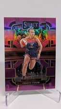 2024 Panini Select WNBA Celeste Taylor Pink and Purple Prizms – /99 RC #16