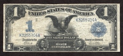1899 $1 Black Eagle Silver Certificate Fr. 235 - VF