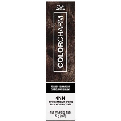 SALON HAIR WELLA COLOR CHARM PERMANENT DYE CREAM 4NN INTENSE MEDIUM BROWN