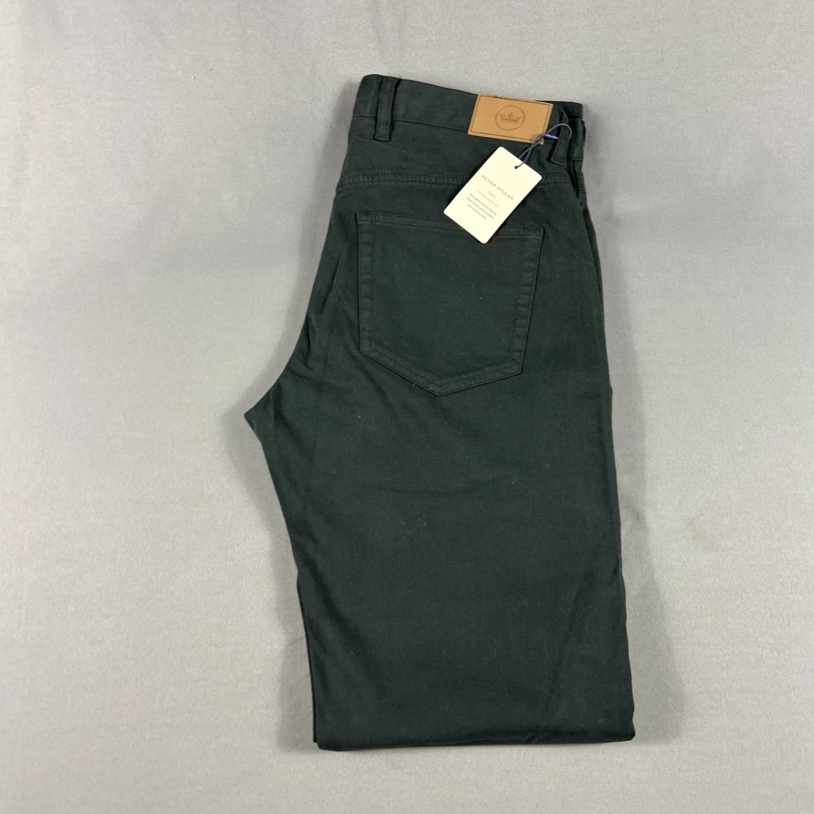 Peter Millar Golf Pants Crown Ultimate Sateen 30 x 33 Black Modal NWT MSRP $170