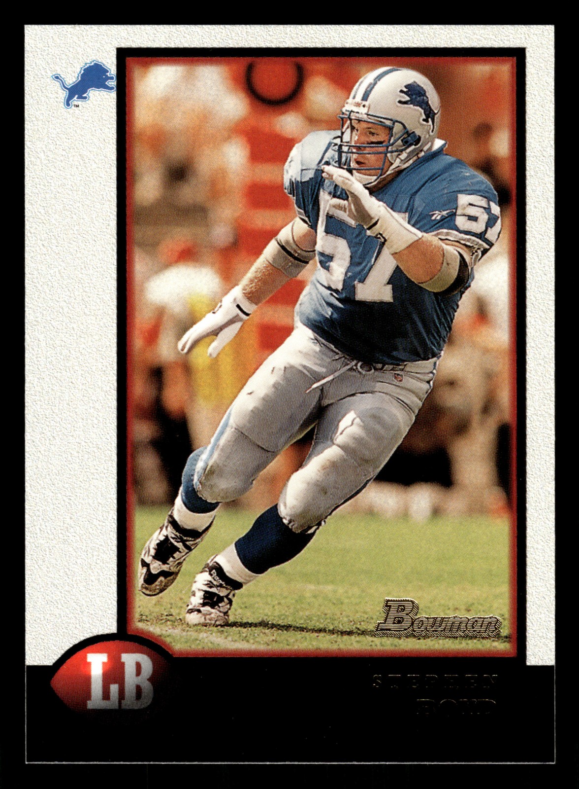 Stephen Boyd 1998 Bowman #156 Detroit Lions