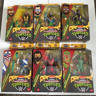 WWE Elite Collection Teenage Mutant Ninja Turtles Complete Set of