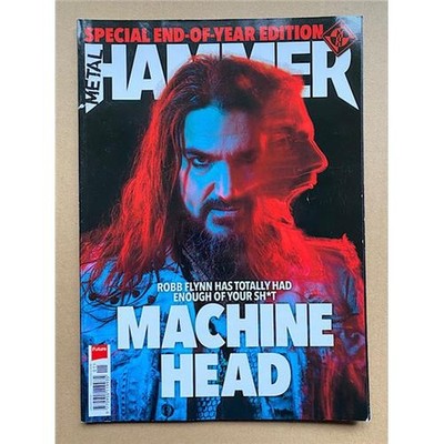 MACHINE HEAD METAL HAMMER MAGAZINE JANUARY 2018 - MACHINE HEAD COVER + MORE INSI