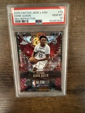 2025-26 Topps Chrome x Cactus Jack PSA 10 Derik Queen Red Refractor 5/5 RC POP 1