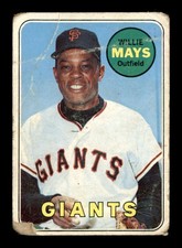 1969 Topps #190 Willie Mays   POOR X2852524