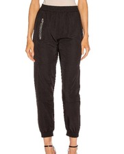 RtA Finn Nylon Unlined Track Joggers Pants size XS color black Made in USA