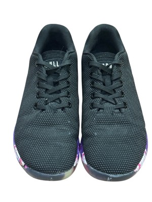 NOBULL Super Fabric Black Floral Low Top Gym Shoes - Size M7  display picture 3