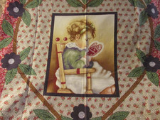 34" x 44" wide Fabric Quilt Thimbleberries 2008 RJR Cover Story valentines