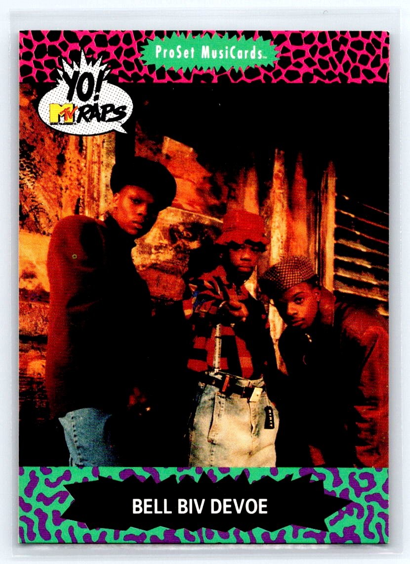 1991 Pro Set Yo! MTV Raps #4 Bell Biv DeVoe
