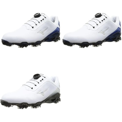 Mizuno Lightweight Golf Spike Shoes T-ZOID 51GQ1880 Black x Silver