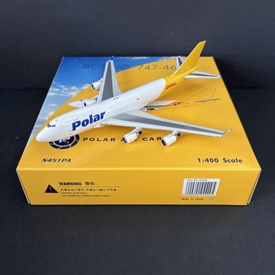Phoenix Model 1:400 Polar Air Cargo Boeing 747-400F N451PA PH404420 DHL Diecast