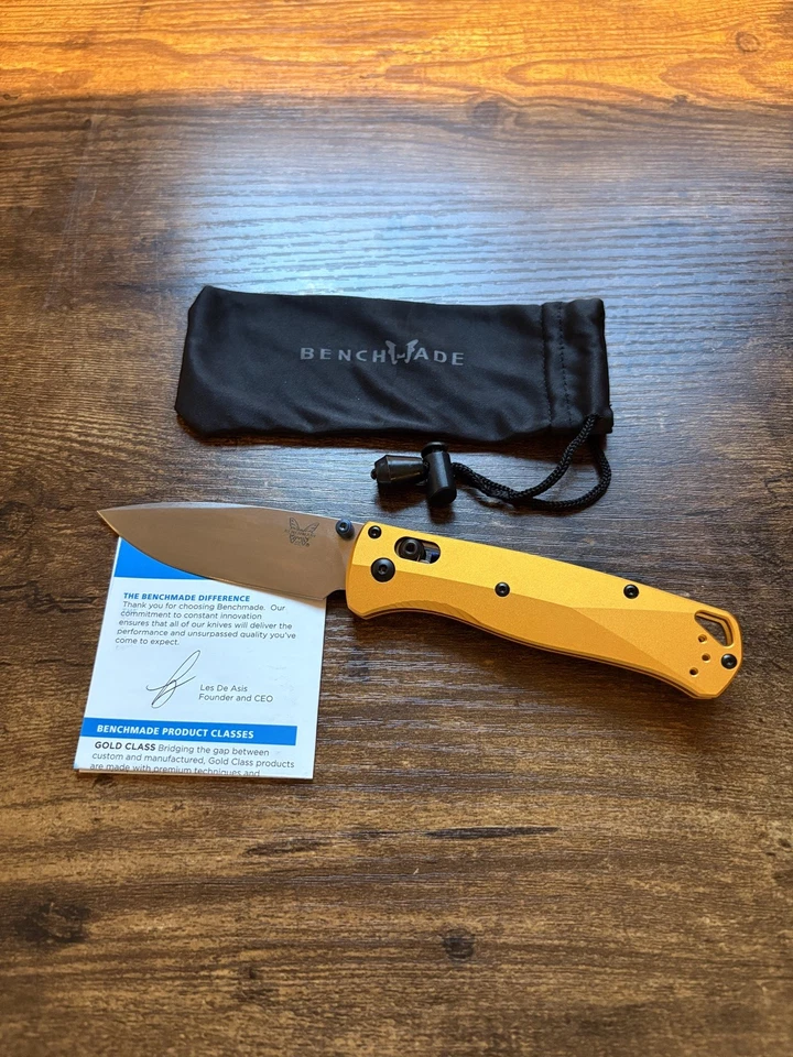 Benchmade 535BK-4 Bugout M390 铝制手柄折叠 EDC 刀 — 第 3/3 张图片