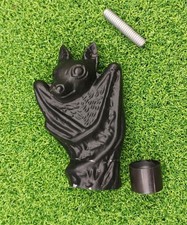 Aluminum Black Bat Handle Walking Stick Brass Walking Cane Handle for Wooden