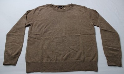 Quince Women's Mongolian Cashmere Crewneck Pullover Sweater CA4 Teak Large NWT