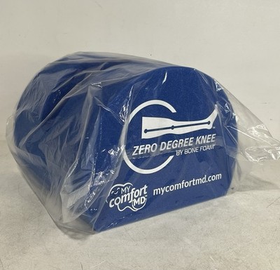Zero Degree Knee Bone Foam Pillow Rehab Blue Foam Wedge New