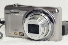 Olympus VR-310 Silver Digital Camera Excellent Working Condition Charger 4GB SD