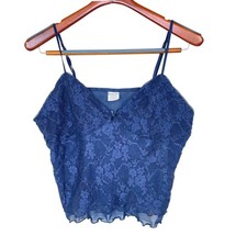 Y2K 90s Cami Top XL Lace Babydoll Whimsigoth Fairy Grunge Babydoll Indie Sleeze