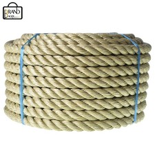 3/4" 100' Manila Rope 3 Strand PP Twisted Rope For Crafts Landscaping