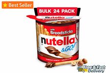 Nutella & GO! Chocolate Avellana Untada con Cacao + Palitos de Pan, 24 Snacks a Granel