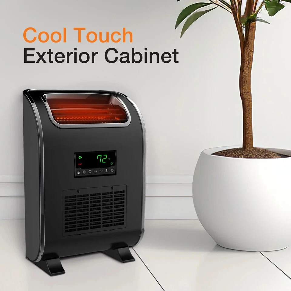 LifeSmart Wall Mountable Infrared 3-Element Heater - 1500 Watt -with Remote -NEW - Image 4 of 4