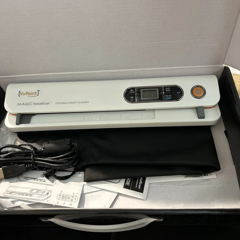 VuPoint Magic InstaScan Portable Smart Scanner Open Box-NO SD CARD-Free Shipping - Image 2 of 2