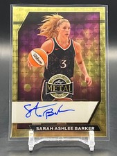Sarah Ashlee Barker 2026 Leaf Metal Women of Sport Auto #1/1 Super Prismatic