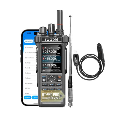Radtel RT-950 Pro Ham Radio 10W Walkie Talkie Long Range Handheld Two ...