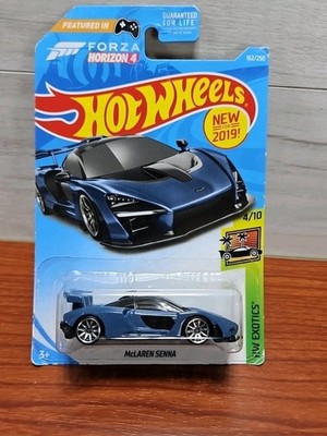 Hot Wheels HW Exotics 4/10 McLaren Senna Forza Horizon 4 162/250 Blue