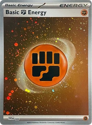 Basic Fighting Energy (Cosmos Holo) - SVE: Scarlet & Violet Energies (SVE)- NM