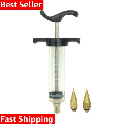 #ad #ad Effortless Crafting: 19408 High Pressure Glue Injector with Precise Brass Tips $31.99