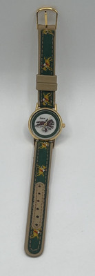 Horse Watch Analog Buckle Band Leather Embroidered Not Working