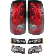 Tail Light Headlight Kit For 2004-2006 Silverado 1500 Left And Right Fleetside Tail Light Headlight Kit For 2004-2006 Silverado 1500 Left And Right Fleetside