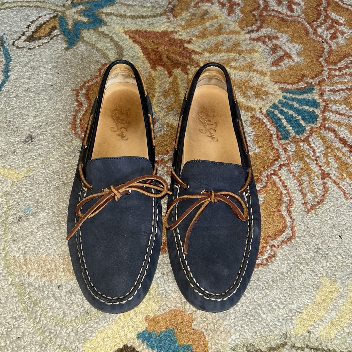 Sperry Navy Suede Gold Cup™ Harpswell 1 Eye Driving Moccasin Old