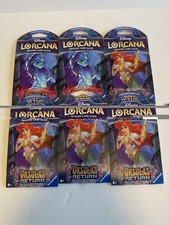 Disney Lorcana TCG - Ursula's Return Sleeved Booster Pack, lot of 6 Packs