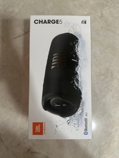 JBL Charge 5 Portable Bluetooth Speaker, Waterproof, Black New Sealed