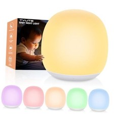 Baby Night Light, Nursery Night Lamp with 8 RGB Colors Changing, 1h Multicolor