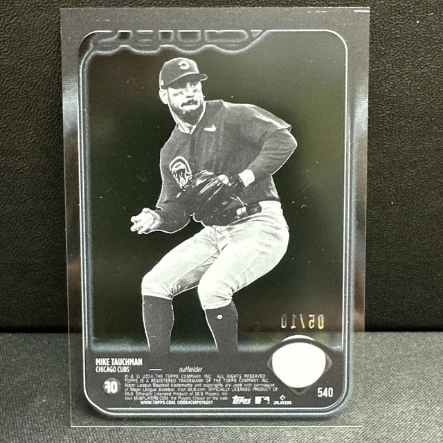 2024 Topps Series 2 Mike Tauchman SSP Clear Acetate Parallel #540 Cubs #05/10