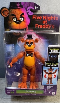 Five Nights at Freddy s Freddy Action Figure Glowing Eyes Jump Scare New 