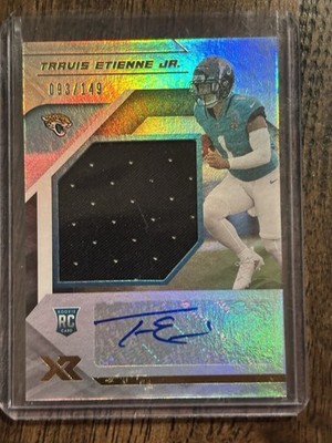 2021 Panini XR - Rookie XL Swatch Autographs Travis Etienne #RXA-TET /149