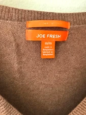 CASHMERE BROWN SWEATER (UNISEX) by JOE  FRESH** US M
