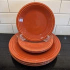 Set Of 6 HLC PAPRIKA Fiesta Ware (3) 10.5” Dinner (3) 7.25” Salad Plate Set 2015